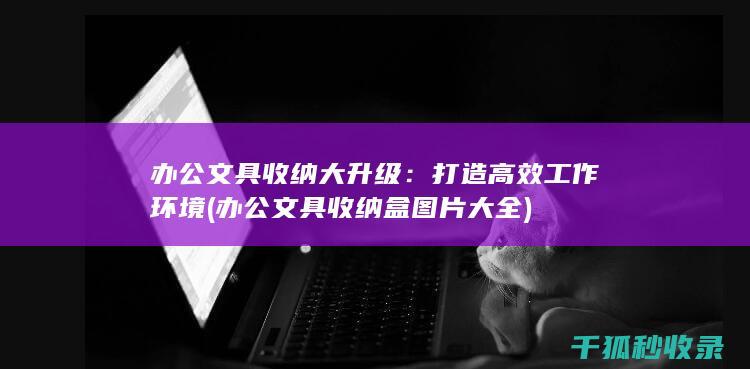办公文具收纳大升级：打造高效工作环境 (办公文具收纳盒图片大全)