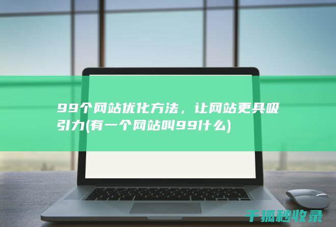99个网站优化方法，让网站更具吸引力 (有一个网站叫99什么)