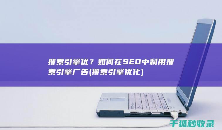 搜索引擎优？如何在SEO中利用搜索引擎广告 (搜索引擎优化)