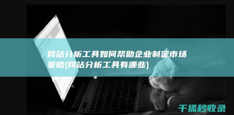 网站分析工具如何帮助企业制定市场策略 (网站分析工具有哪些)